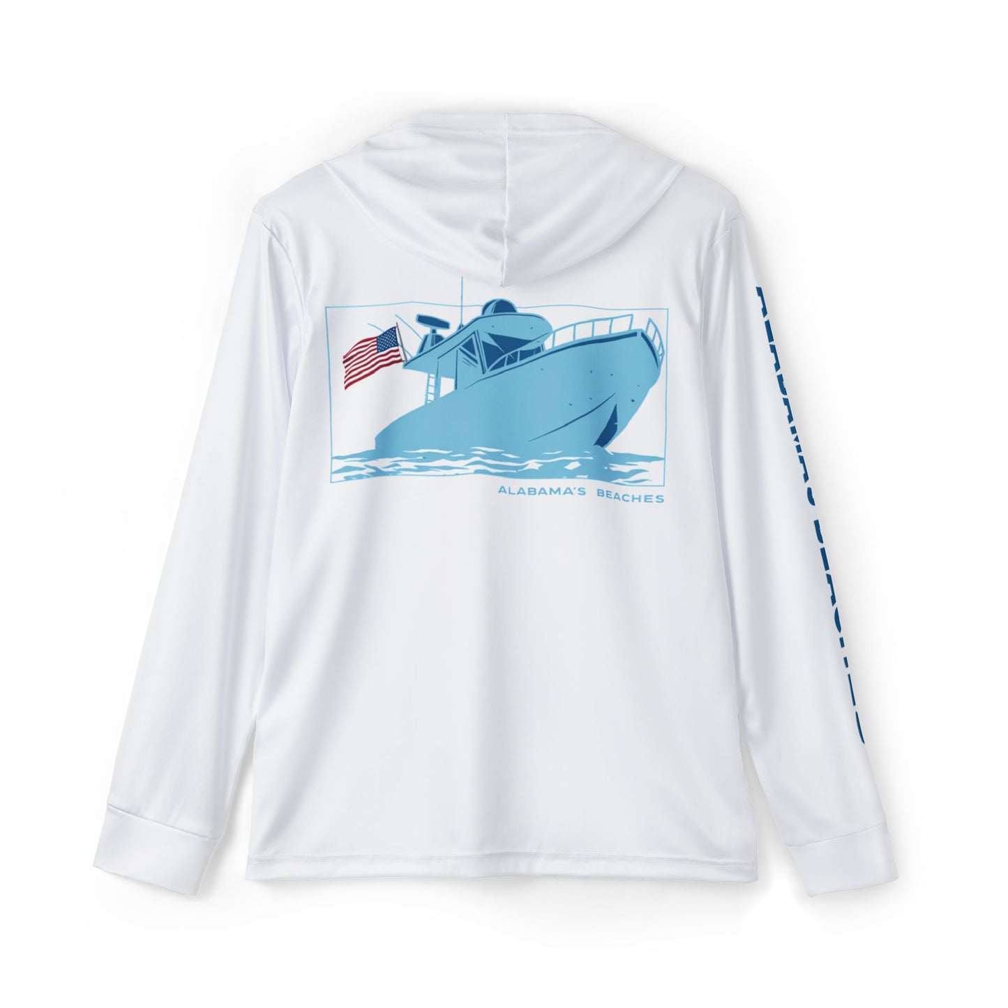 Reel Coast Performance Fishing Hoodie - White