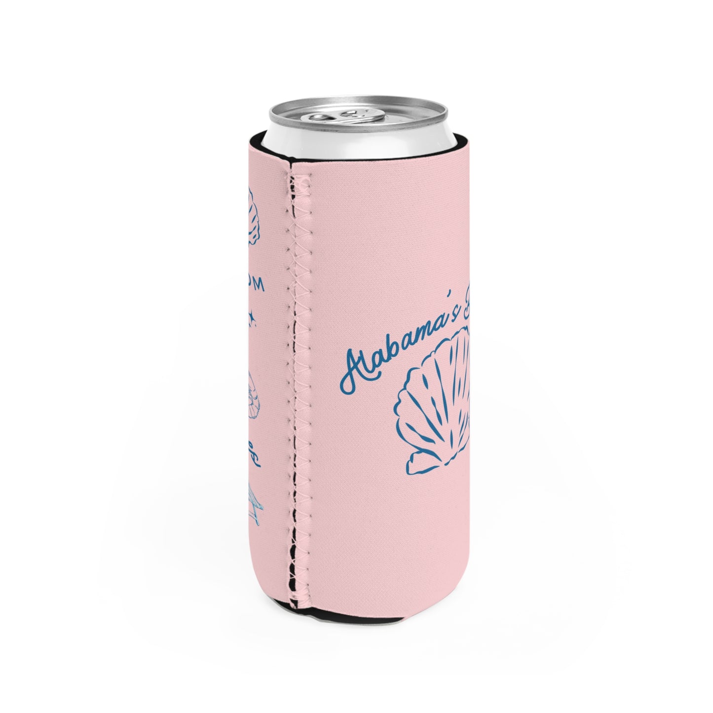 With Love Pink Slim Can Cooler