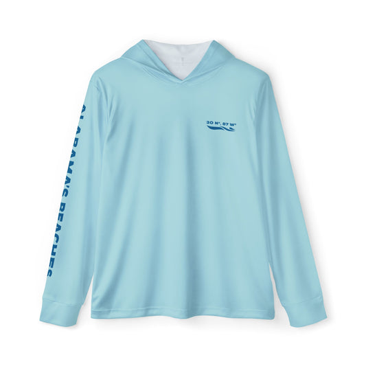 Reel Coast Performance Hoodie - Light Blue