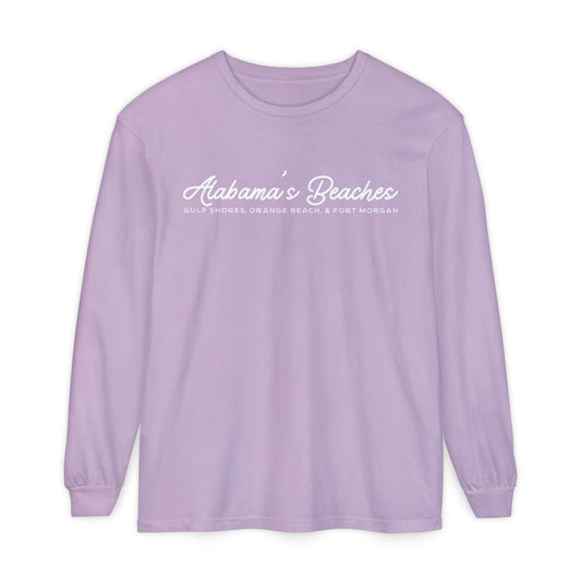 Alabama's Beaches Signature Long Sleeve Tee Shirt