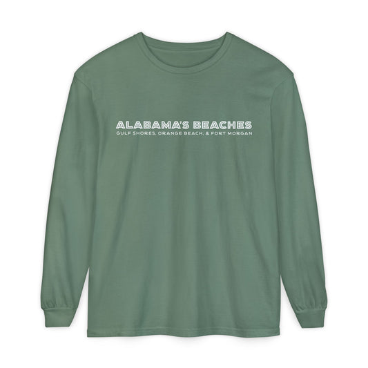 Alabama's Beaches Classic Long Sleeve Tee Shirt