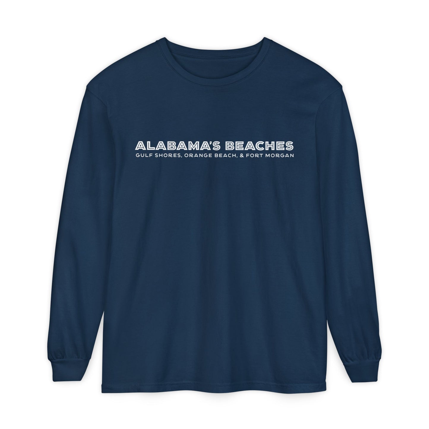 Alabama's Beaches Classic Long Sleeve Tee Shirt