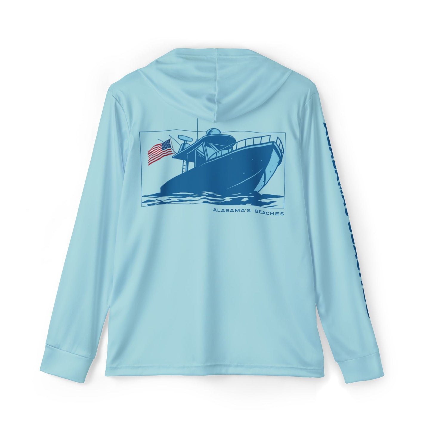 Reel Coast Performance Hoodie - Light Blue