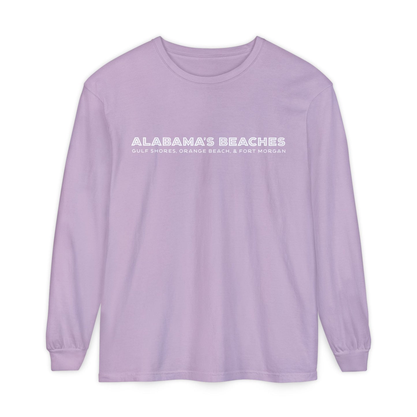 Alabama's Beaches Classic Long Sleeve Tee Shirt