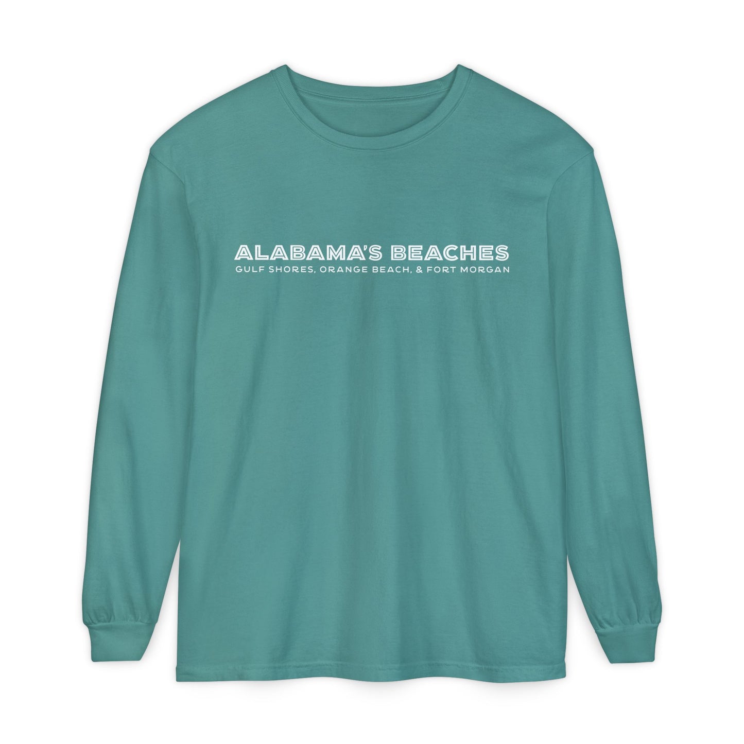 Alabama's Beaches Classic Long Sleeve Tee Shirt